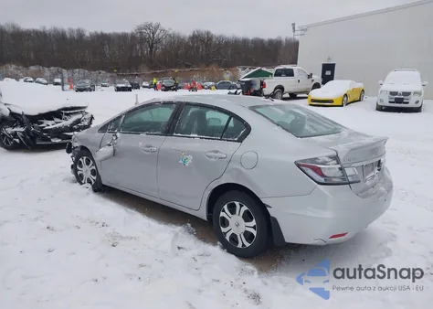 2015 Honda Civic Hybrid z USA, uszkodzony, nr VIN 19XFB4F35FE000878
